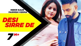Poster desi sirre de lyrics – inder kaur ft. parmish verma