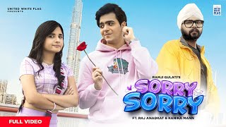 Poster Sorry Sorry Lyrics – Ramji Gulati | Raj Anadkat