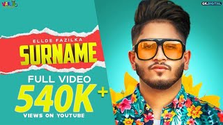 Poster surname lyrics – ellde fazilka