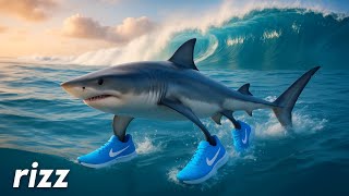 Poster  Tralalero Tralala Shark With Blue Shoes Lyrics – Italian Brainrot Song 