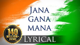 Poster jana gana mana lyrics – national anthem