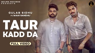 Poster taur kadd da lyrics – gulab sidhu