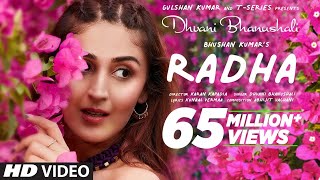 Poster राधा radha lyrics – dhvani bhanushali