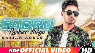 Poster gabru badam warga lyrics – sajjan adeeb | the boss