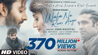 Poster वफ़ा ना रास आयी wafa na raas aayee lyrics in hindi – jubin nautiyal