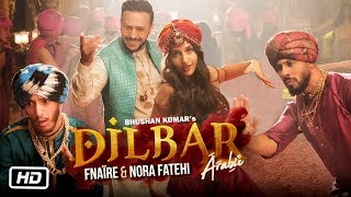 Poster dilbar lyrics (arabic version) – fnaire, nora fatehi