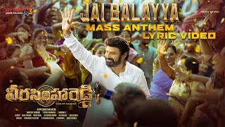 Poster Jai Balayya Lyrics – Veera Simha Reddy | Mass Anthem