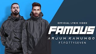 Poster famous lyrics – arjun kanungo & fotty seven