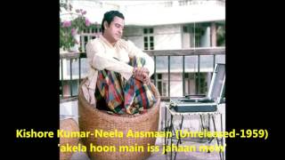 Poster akela hoon main lyrics – kishore kumar