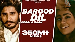 Poster barood dil lyrics – korala maan | gurlez akhtar