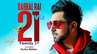 Poster 21va lyrics – babbal rai, gurlez akhtar