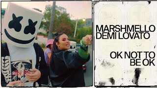 Poster ok not to be ok lyrics – demi lovato | marshmello