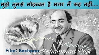 Poster mujhe tumse mohabbat hai lyrics – mohammed rafi