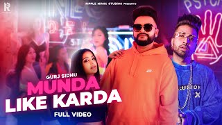 Poster munda like karda lyrics – gurj sidhu