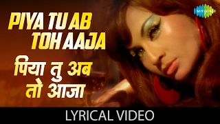 Poster piya tu ab to aaja lyrics – asha bhosle, rahul dev burman